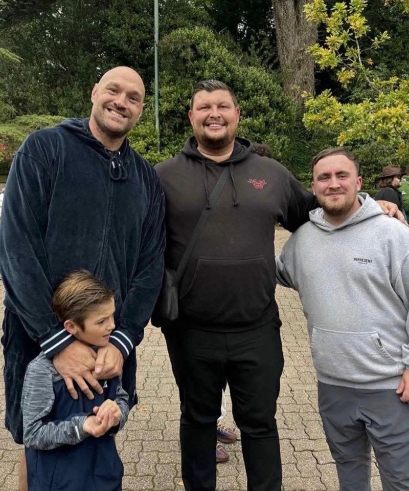 Other image for Barnsley lad Jordan providing security to the stars